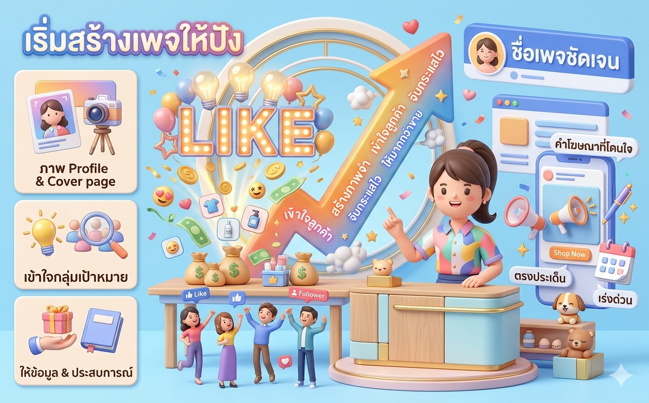 เทคนิคปั้นเพจปัง ขายของได้ยอดไลก์เพียบ
