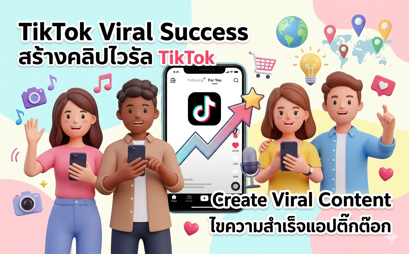 ไขความสำเร็จของแอปพลิเคชั่น ติ๊กต๊อก พร้อมเทคนิคสร้างคลิปไวรัลด้วยตนเอง