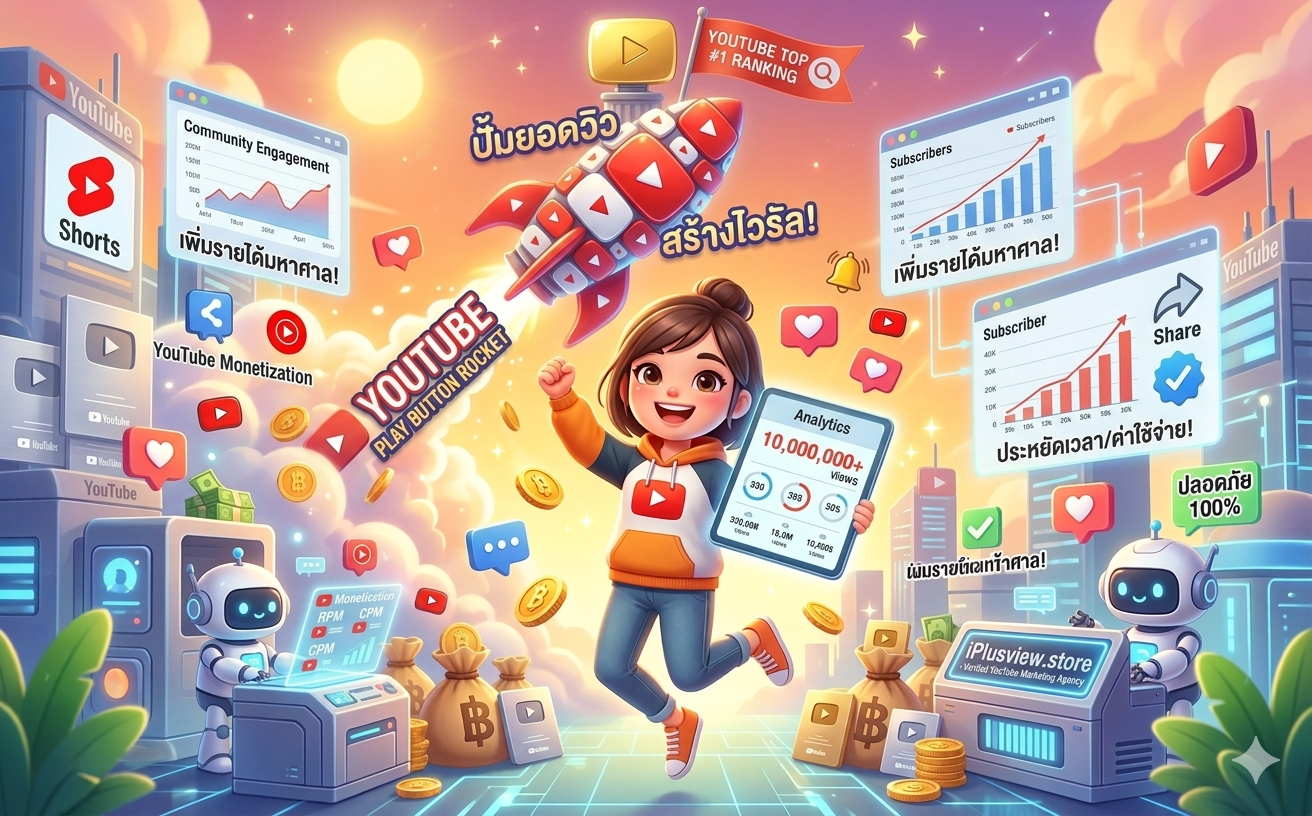 อยากติดท็อปค้นหาบนยูทูป แต่ไม่อยากยิงแอด การปั้มวิวช่วยได้