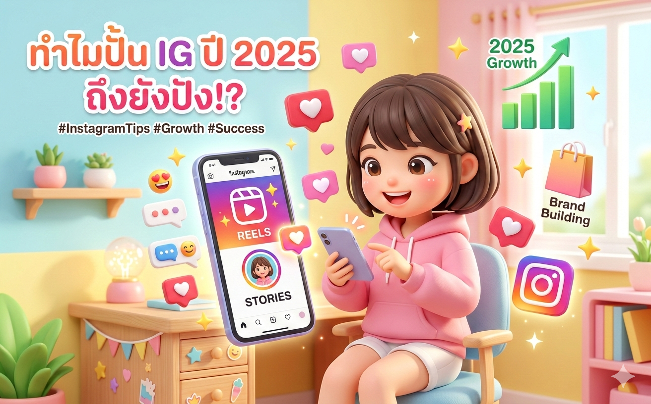 รวมเหตุผลที่การ ปั้นไอจี ในปี 2025 ยังคงเป็นตัวเลือกที่ดีที่สุด